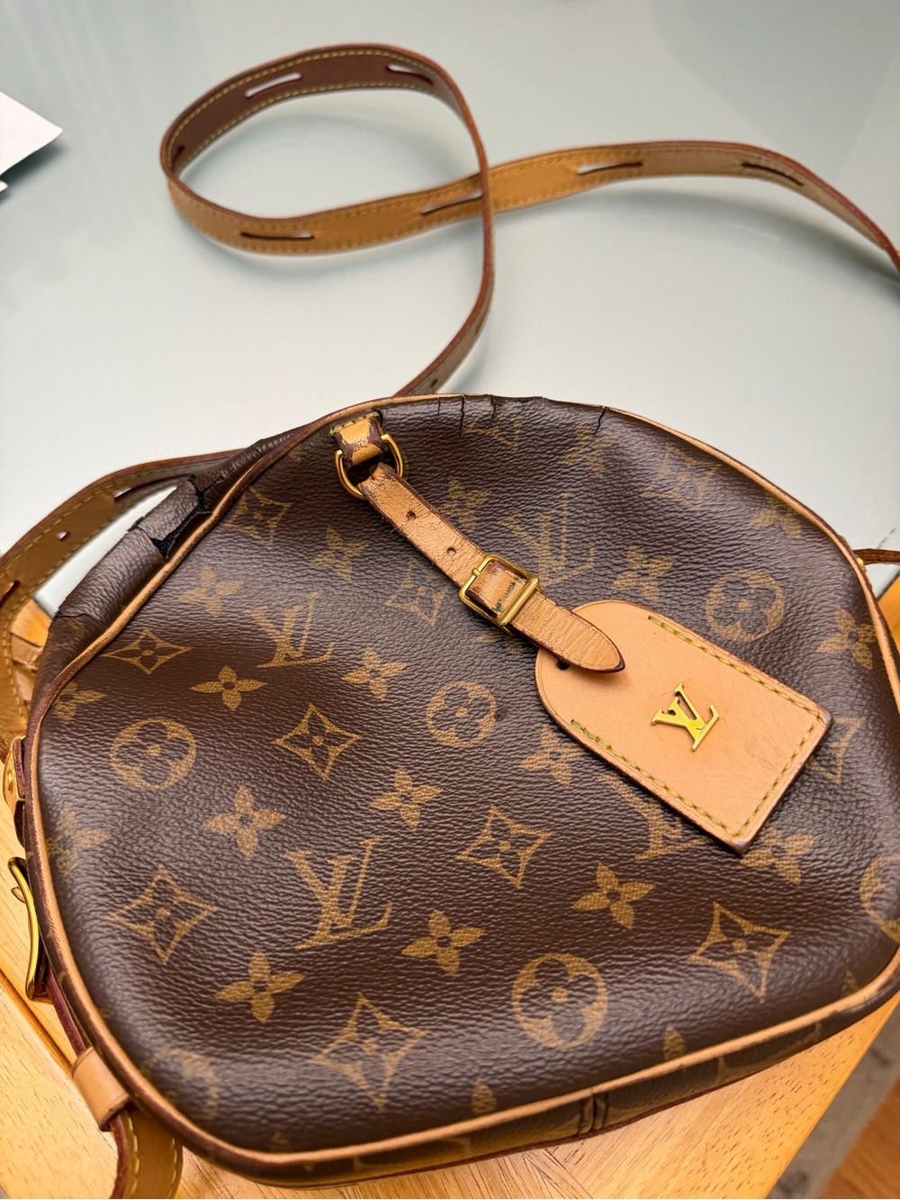 Louis Vuitton Monogram Round Crossbody Bag - Brown/Tan